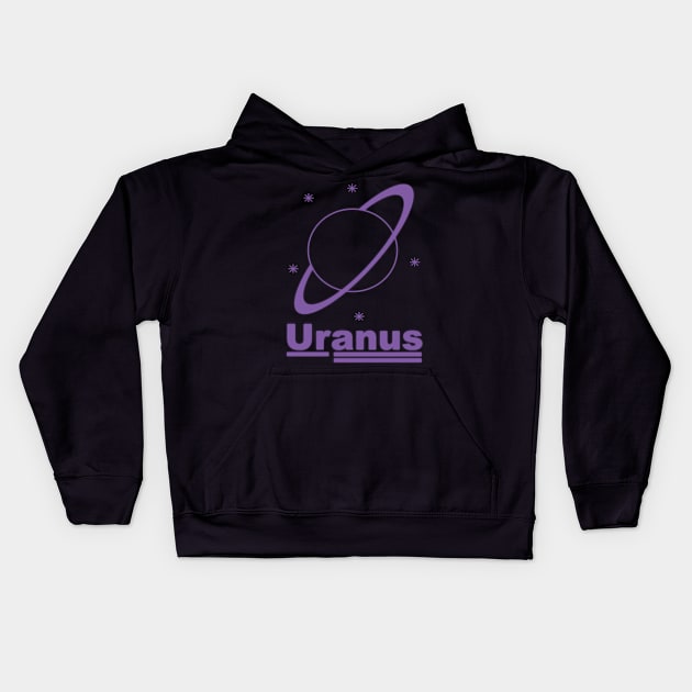 Uranus Kids Hoodie by CrazyCreature